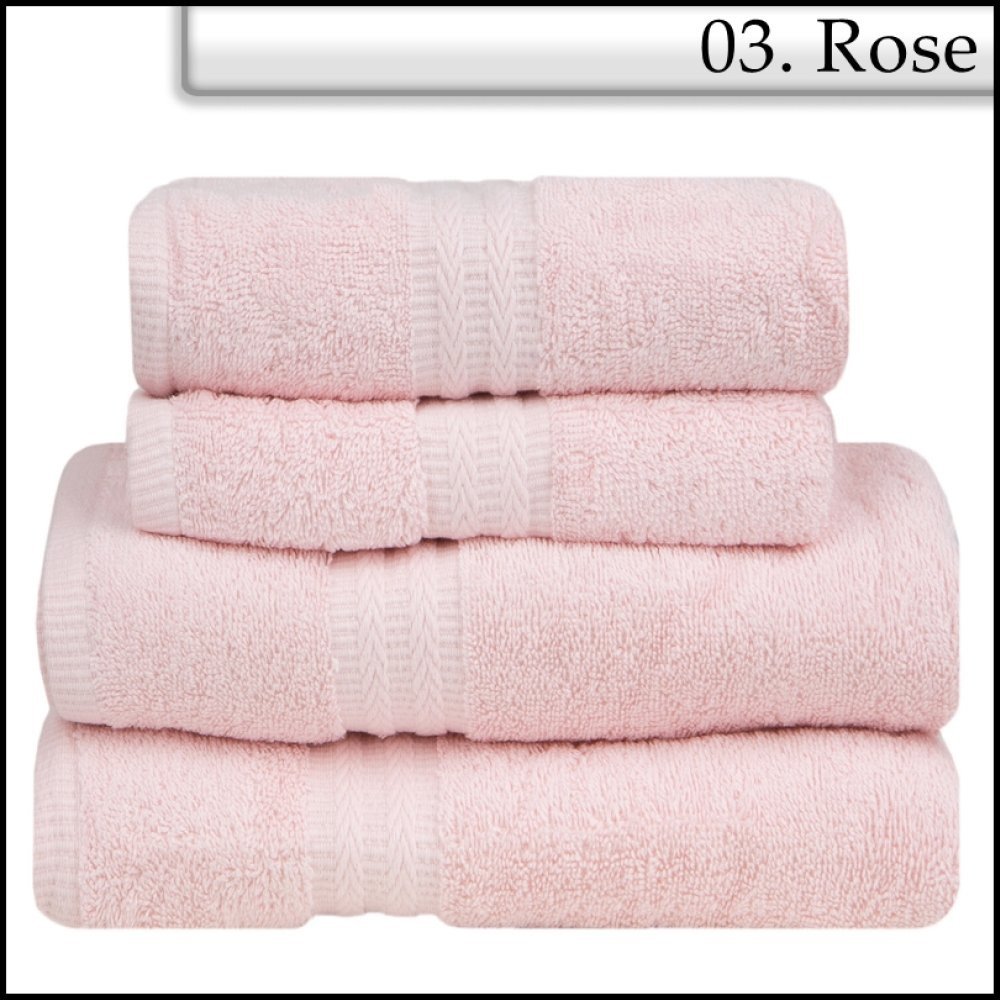 Medvilninis rankšluostis voniai 50x100 rožinės spalvos